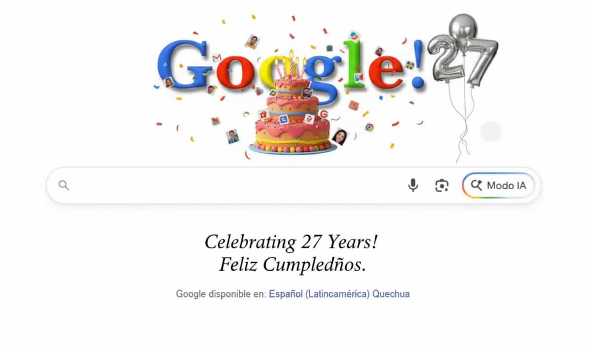 Google Celebrates 27th Anniversary
